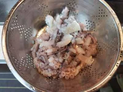 ゆでタコの作り方：3