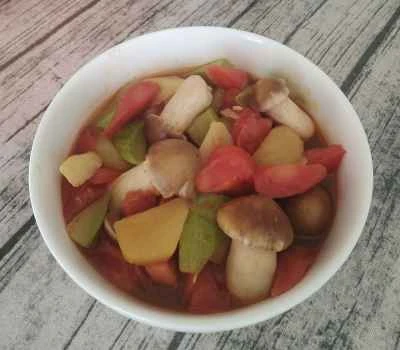 アガリクス・ブラゼイの野菜煮込みの作り方：8