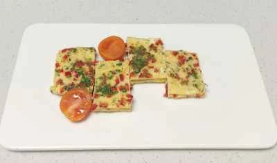 野菜オムレツの作り方：5