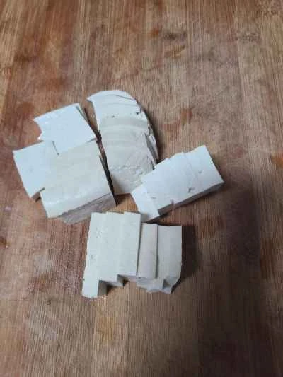 白黒キャベツ入り豆腐炒めの作り方:2