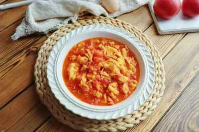 トマト入りスクランブルエッグの作り方：7