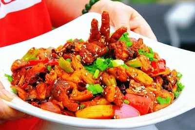 スパイシードライポットチキンのレシピ