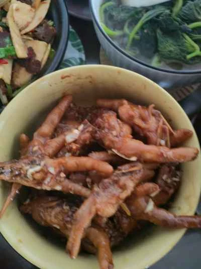 味付け鶏足の作り方：6