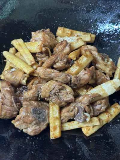 鶏肉とたけのこの煮込みの作り方：9