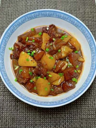 牛すじとジャガイモの煮込み レシピ手順：14