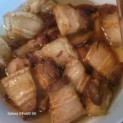 豚バラ肉と乾燥豆腐の煮込みの作り方：3