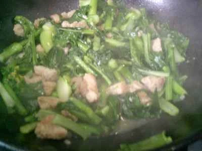 豚皮と菜種炒めの作り方：9