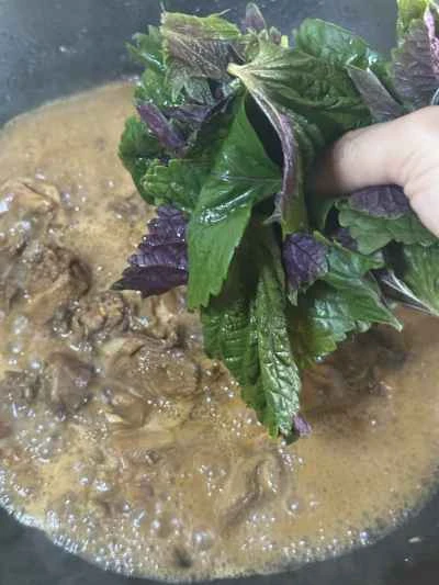 シソの葉で煮込んだ鴨肉の作り方：12