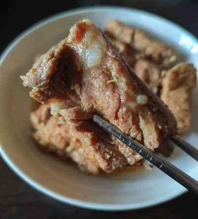 オリジナル風味のポークリブのレシピ