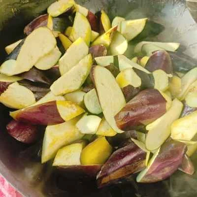 家庭風ナスのレシピ手順：4