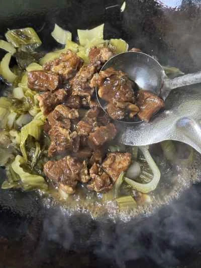 牛ブリスケットの煮込みと酢漬けキャベツの作り方：13