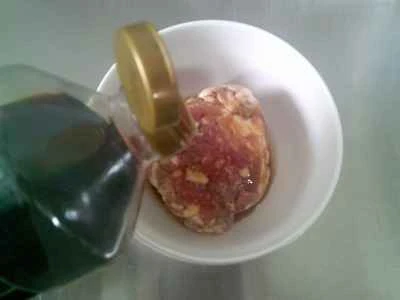 豆腐の皮の煮込み巻きを作る手順：3