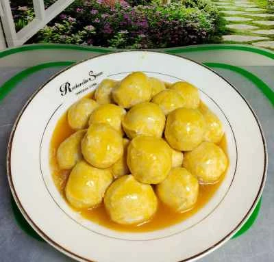 クリエイティブな黄金チキンミートボールのレシピ