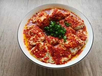 蒸し臭豆腐のレシピ手順：7