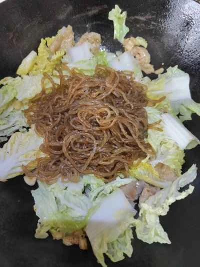 春雨とキャベツの炒め物の作り方：9