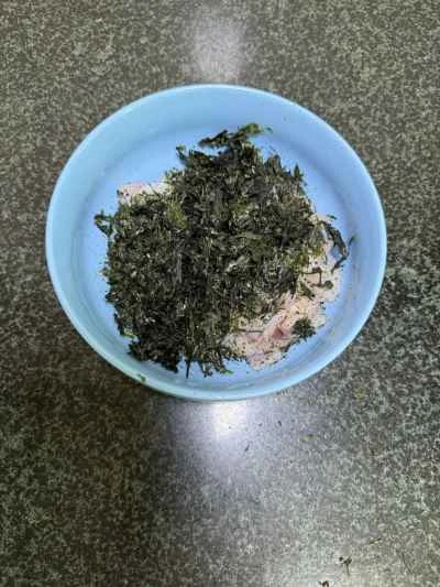 海藻とイカのケーキの作り方：4