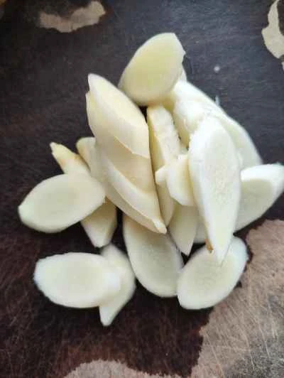 若ショウガ入り蒸し鶏の作り方：2