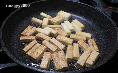 エビペースト豆腐細切りの作り方：1