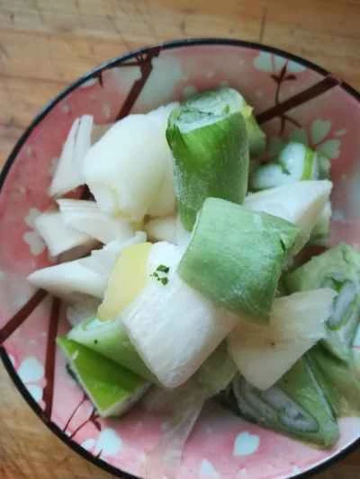 ネギ入り豆腐の煮込みの作り方：3