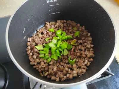 インゲンと卵の炒め物の作り方：6