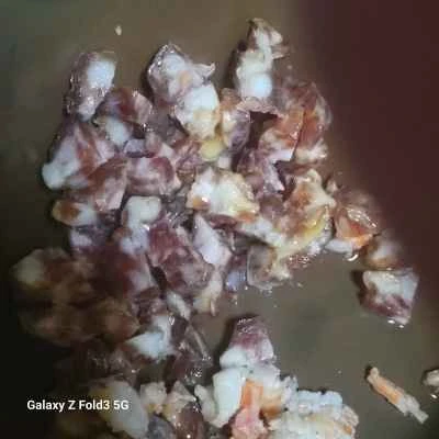 タロイモの千切りパンケーキを作る手順：3