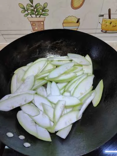 豚バラ肉とひょうたんの炒め物の作り方：7