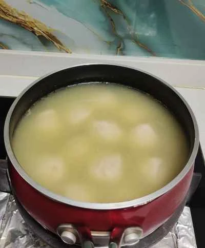 自家製チキンミートボールのレシピ手順：7