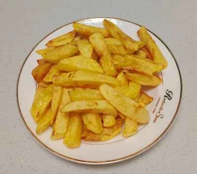 フライドポテトとニンニクの芽の炒め物の作り方：5