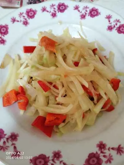 大根の炒め物レシピの手順：6