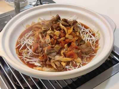 酸っぱいスープビーフの作り方：14