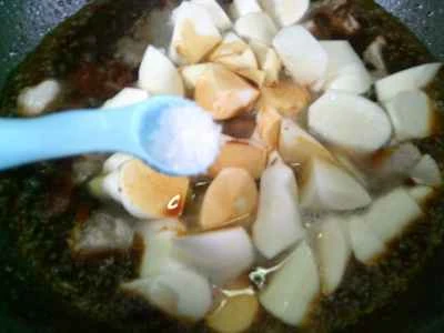 水たけのこの煮豚スペアリブの作り方：8