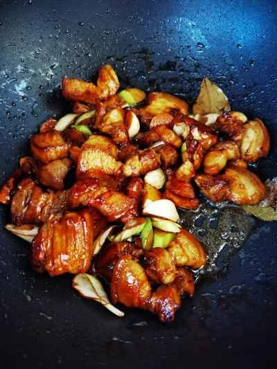 ベビーカボチャ入り豚バラ肉の煮込み レシピ手順：9