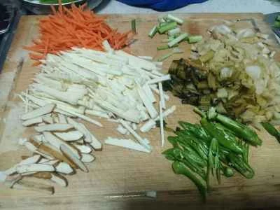 冬の味覚炒めの手順：3