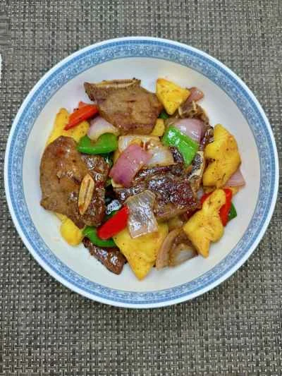 パイナップルビーフリブのレシピ