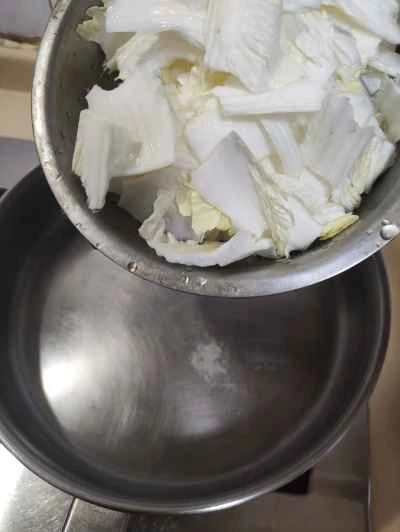 ベビーチンゲン菜の酢炒めの作り方：4