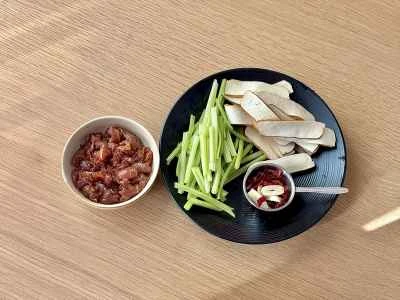 乾燥豆腐の炒め物の作り方：2