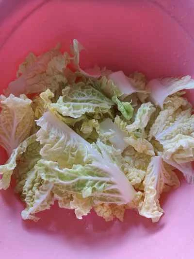 春雨とキャベツの炒め物の作り方：1