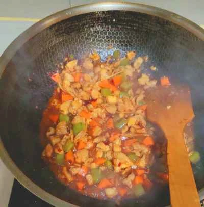 クンパオチキン レシピステップ: 8