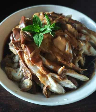 ゴマソースの千切りナスのレシピ