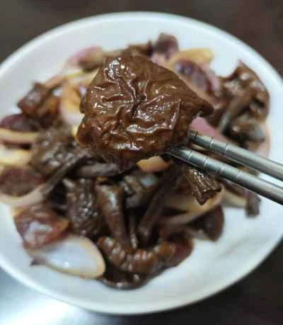 中華ソーセージとキノコの炒め物の作り方：8