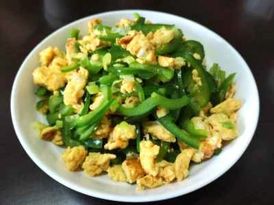 ピーマンと卵の炒め物の作り方：7