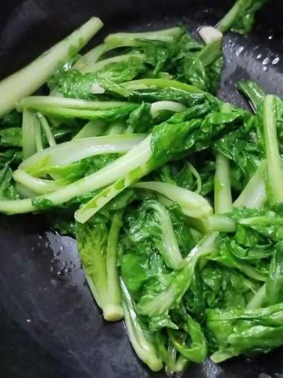 チンゲン菜炒めのレシピ手順：5
