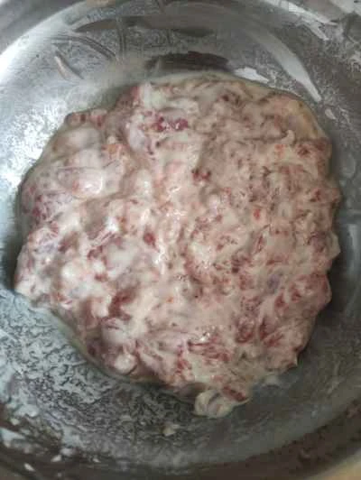 豚肉スライスの作り方：1