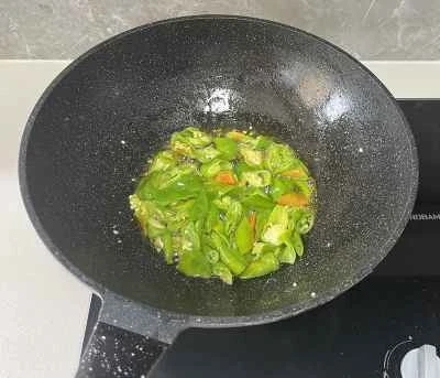 自家製地三仙（Di San Xian）レシピの手順：9