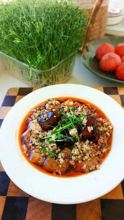 キヌアと花椒の豆腐のレシピ手順：14