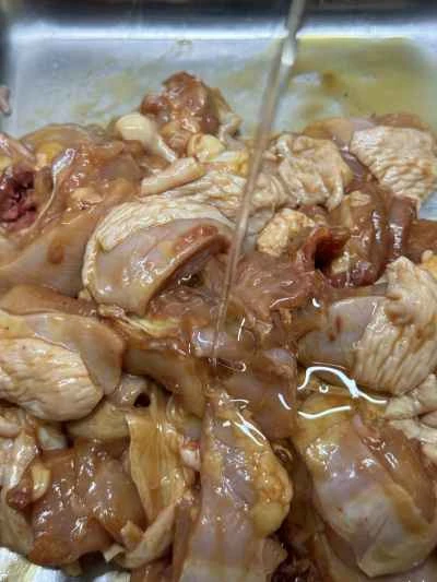 蒸し鶏とベビーカボチャのレシピ手順：5