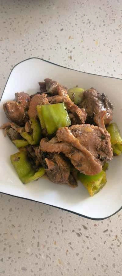 鶏肉とピーマンの炒め物の作り方：12