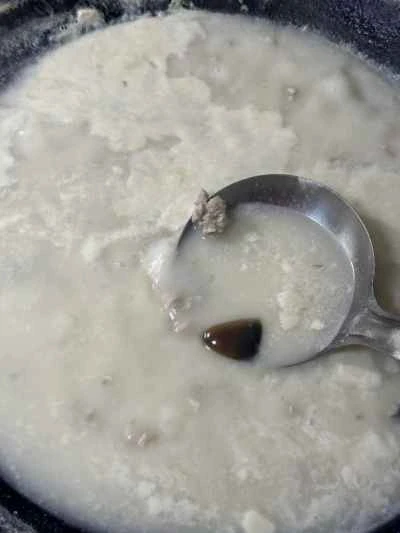 豆苗スープの作り方：7