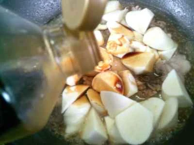 水煮タケノコ入り鶏肉の煮込みの作り方：7