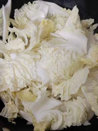 ベビーチンゲン菜の炒め物レシピの手順：3